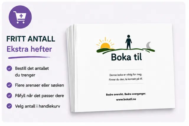 Fritt valgt antall/ekstra hefter